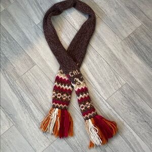 Hollister Brown Knit Scarf
